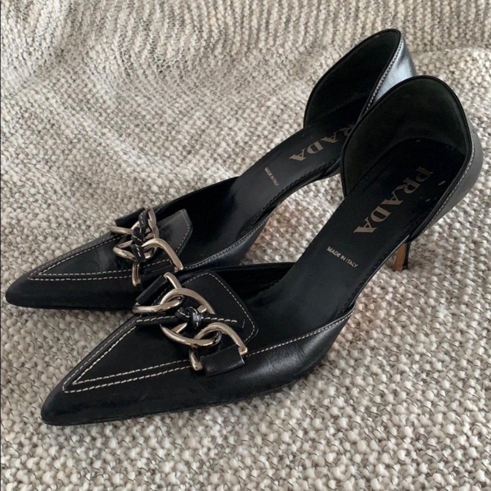 Black PRADA Heels
